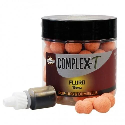 Dynamite Complex-T Pop-Ups & Dumbells Fluro 15mm 1 Dynamite Complex-T Pop-Ups & Dumbells Fluro 15mm