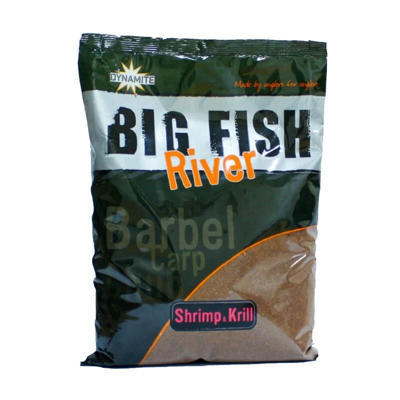 Dynamite Big Fish River Groundbait Shrimp & Krill 1.8kg 1 Dynamite Big Fish River Groundbait Shrimp & Krill 1.8kg