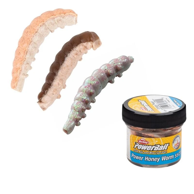 Berkley Powerbait Honey Worms Glitter 1 Berkley Powerbait Honey Worms Glitter