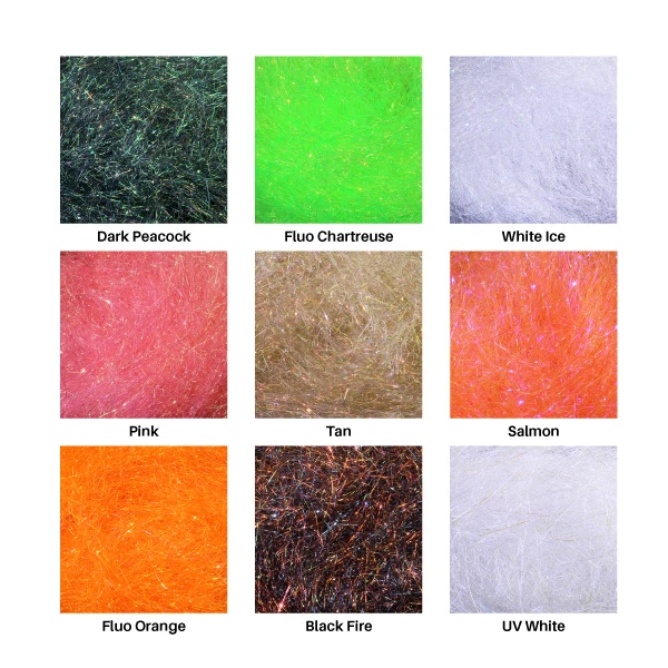 Baitfish Supreme Long Fiber Dubbing 2 Baitfish Supreme Long Fiber Dubbing - Afbeelding 2