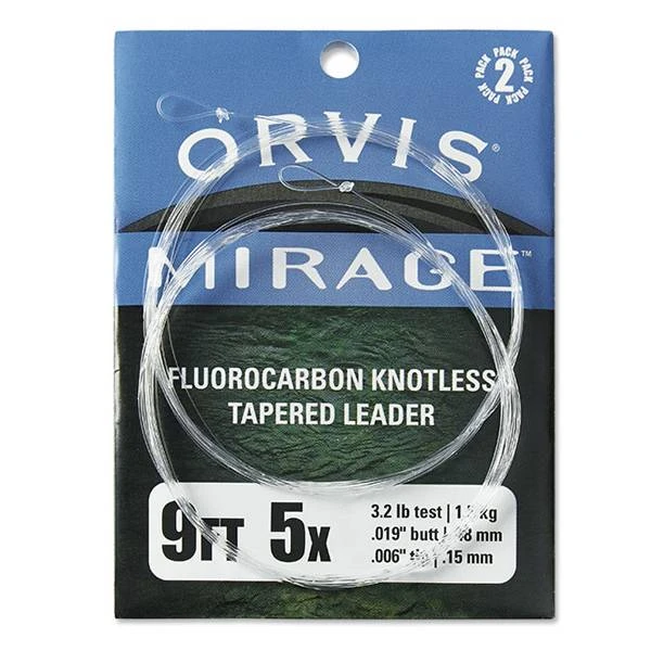 Orvis Mirage Fluorocarbon Knotless Tapered Leader 1 Orvis Mirage Fluorocarbon Knotless Tapered Leader